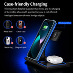 Foldable 3-in-1 Wireless Charging Station — Fold & Go