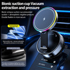Spin & Charge — 360° Wireless Car Mount